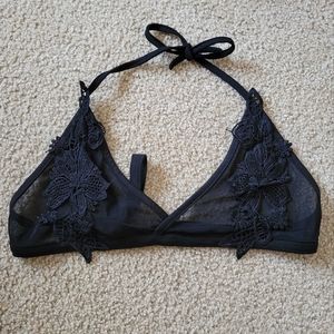 Mesh Black Bralette